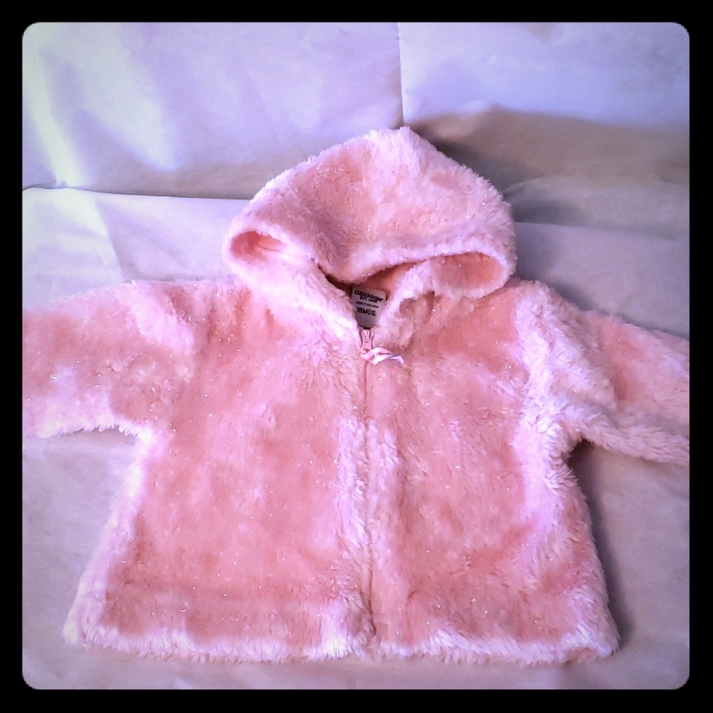 Baby girl 18 mo fur jacket